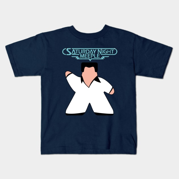 Saturday Night Meeple Kids T-Shirt by Jobby